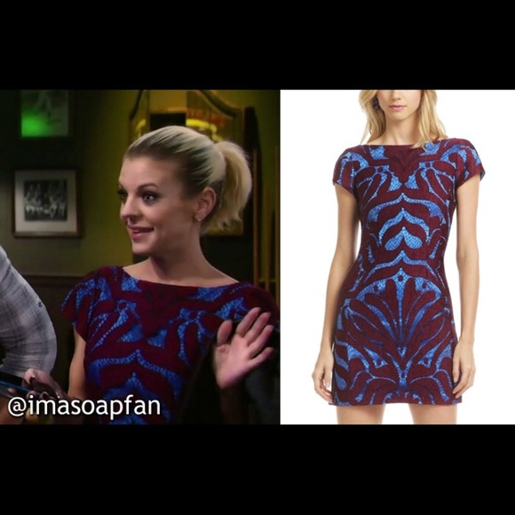 Nanette Lepore Dresses & Skirts - Nanette Lepore purple w/black lace overlay dress